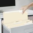thumbnail image 7 of SUNEE File Folders, 30 Pack Manilla Folders 8.5 x 11, 1/3 Cut Tab for Easy Organization, 7 of 7