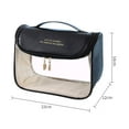 thumbnail image 6 of Clear Cosmetic Bag ,Cosmetic Organizer Clear Makeup Bags for Men Women Girls Black, 6 of 6