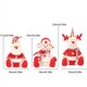 thumbnail image 2 of Adornos navideños Muñeco de tela sentado Muñeco de nieve anciano tejido Muñeco de modelado Regalos para niños Suministros para decoración de ventanas, 2 of 3