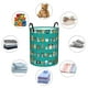 thumbnail image 4 of Fotbe Cartoon Dogs Cesto de Ropa con Asas, Cesto Impermeable de Gran Capacidad, Bolsa de Lavado para Dormitorio, Cesto de Ropa con Ruedas y Asas-Medium, 4 of 6