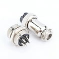 thumbnail image 1 of Aviation Plug And Socket Connector Panel Metal Wire Connector Telecommunications Plug Assortment Kit 1set GX16 5Pins Screw Type Electrical Aviation Plug Socket Connector New, 1 of 7