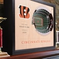 thumbnail image 2 of YouTheFan NFL Cincinnati Bengals 25-layer Stadiumview Wall Art, 2 of 5