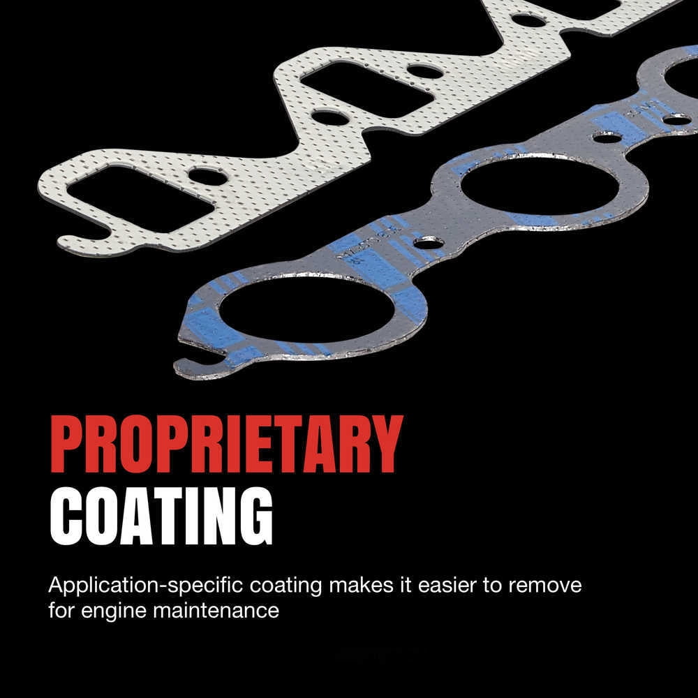 FEL-PRO MS 91384 Exhaust Manifold Gasket Set Fits select: 1982-1987 CADILLAC ELDORADO, 1982-1987 CADILLAC DEVILLE