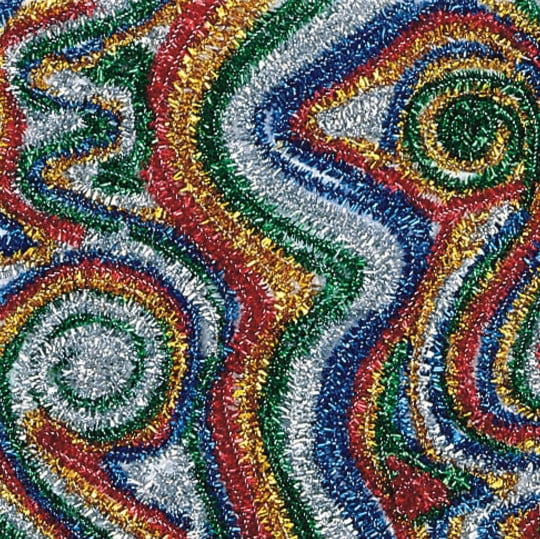 (Price/100 /Pack)S&S Worldwide Sparkle Chenille Stems/Pipe Cleaners 12" x 6mm