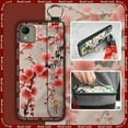 thumbnail image 6 of LYM-Phone Case For Nokia C110 4G, Waterproof Soft case Phone Holder Protective Back Cover Fashion Ring Elderly lady Wrist Strap Lanyard Anti-dust Chinese style Kickstand Durable For Mom, 6 of 9