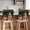 Black, variant on Mushroom Fox Chair Back Cover for Dining Room, Green Leaf Butterfly Red Retro Plant Removable Kitchen Chair Slipcovers, Washable Seat Protector for Restaurant Party Banquet Wedding Décor