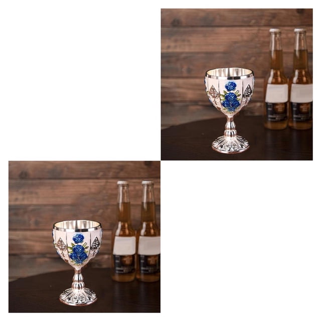 Bewildely Copa de vino refinado Copa de vidrio en relieve para devotos del vino Vasos de lujo Type1 NO1