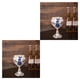 thumbnail image 1 of Bewildely Copa de vino refinado Copa de vidrio en relieve para devotos del vino Vasos de lujo Type1 NO1, 1 of 1