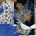 thumbnail image 2 of Wang, Melissa 12x12 Black Ornate Wood Framed with Double Matting Museum Art Print Titled - Bird Fragment VI, 2 of 4