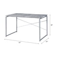 thumbnail image 2 of Industrial-style Office Decoration - Spacious Faux Concrete Writing Desk for Comfortable Work, 2 of 2