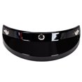thumbnail image 1 of Labymos Universal Motorcycle 3 Snap-Button Visor Flip Up Down Open Face Helmet Wind Shield, 1 of 8