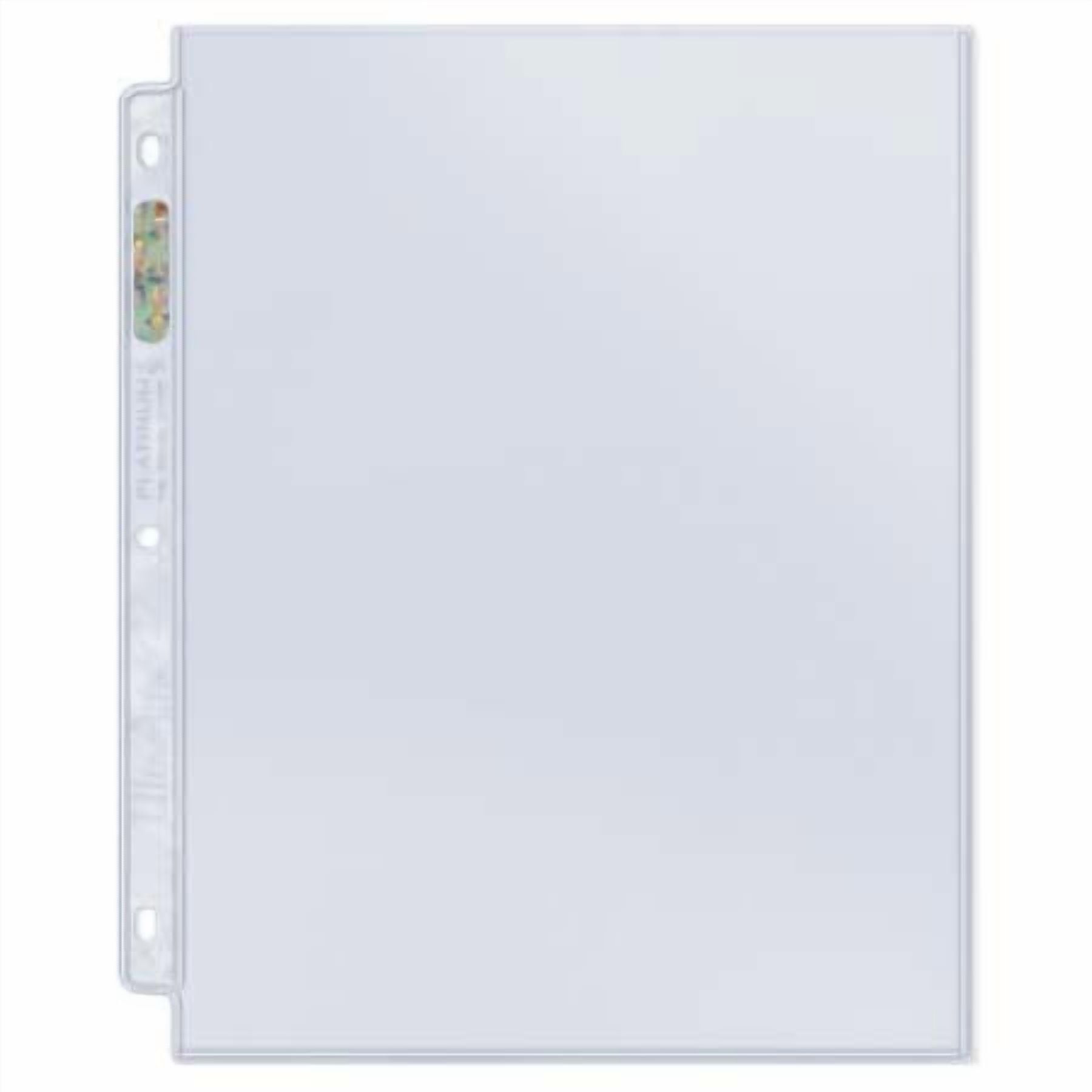Ultra PRO 1-Pocket Platinum Page avec 8-1/2 X 11 Pocket