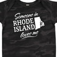 thumbnail image 4 of Inktastic Someone in Rhode Island Loves Me Boys or Girls Baby Bodysuit, 4 of 5