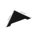 thumbnail image 2 of unbranded 4Ud Protectoras Para Esquinas De Puertas De Auto Material Duradero Color Negro, 2 of 6