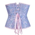 thumbnail image 3 of Grebrafan Underbust Corsets Women Gothic Blue L, 3 of 5