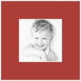 thumbnail image 2 of ArtToFrames 8x8" Deep Red Custom Mat for Picture Frame with Opening for 4x4" Photos. Mat Only, Frame Not Included (MAT-243), 2 of 5