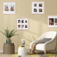 thumbnail image 3 of Wooden Collage Picture Frame, Wooden Mini Photo Frame Desktop Display Durable 3inch Multipurpose Easy To Install Hold 6pcs Photos  For Office, 3 of 8