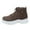 Brown, variant on Fashion Winter Ankle Boots Leather Lace Up Platform Sole Warm Lined Casual Comfortable Booties for Women