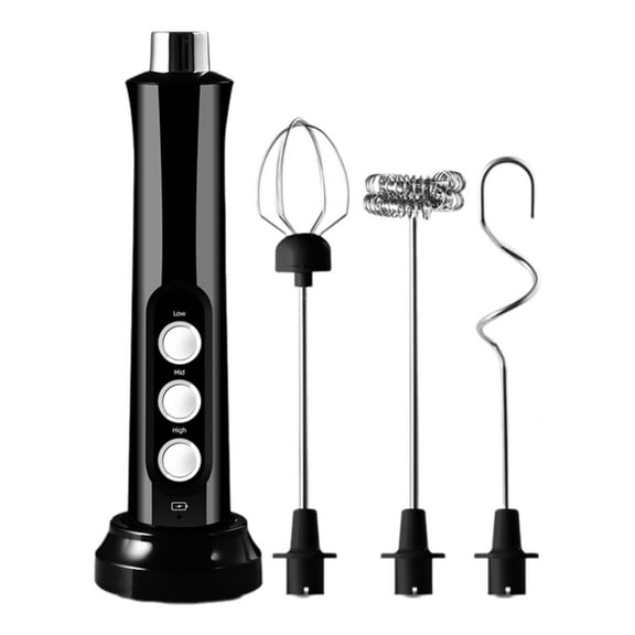 WINDLAND Kitchen Powerful Milk Frother Wand Handheld Drink Mixer Electric Whisk Foam