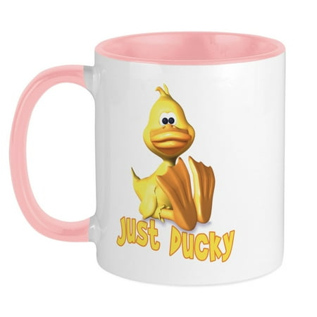 

CafePress - Just Ducky Mug - Ceramic Coffee Tea Novelty Mug Cup 11 oz