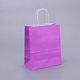 thumbnail image 3 of Bolsas de regalo de papel Kraft con asas, 10/20/30/50 unidades, para compras, manualidades, color marrón y blanco, para fiestas, suministros navideños, 3 of 5