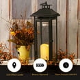 thumbnail image 4 of LumaBase 90401 Lanterne Traditionnelle en Métal avec Bougie LED, 4 of 6