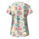 thumbnail image 4 of Blusa con cuello en V de manga corta para mujer, uniforme con bolsillos estampados de Pascua, blusa de enfermería Pompotops hkajfhjk462043, 4 of 4