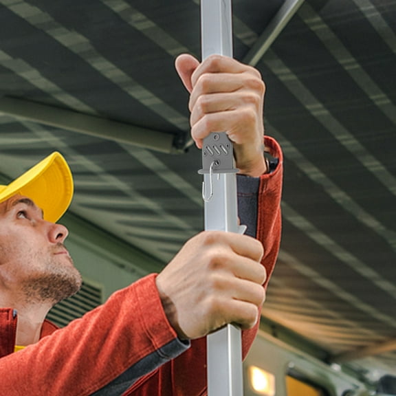 ADDHAT Rv Awning Support Hooks Addhat Durable Silicone Metal Easy Install for Awning 2Pcs