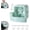 A#, variant on No Drill Hanging Fan Cooler with 4 Reusable Ice Cups, No-Drill Ice Box Fan Cooler with Hook, Portable Fan Cooling Attachment for Home, Office, Apartment (B#)