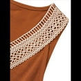 thumbnail image 4 of Summer Sleeveless V Neck Jumpsuit Caramel XL, 4 of 10