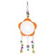 thumbnail image 1 of Pet Chicken Toy Mirror Broken Resistant Rooster Toy Mirror with Chain of Colored Bells, 1 of 4