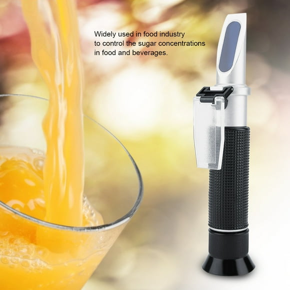 Refractómetro profesional BuyWeek 0 a 10 % Brix Medidor de prueba de azúcar