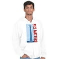thumbnail image 5 of Size Matters Funny Washington DC Zip Hoodie Sweatshirt Men Brisco Brands X, 5 of 5