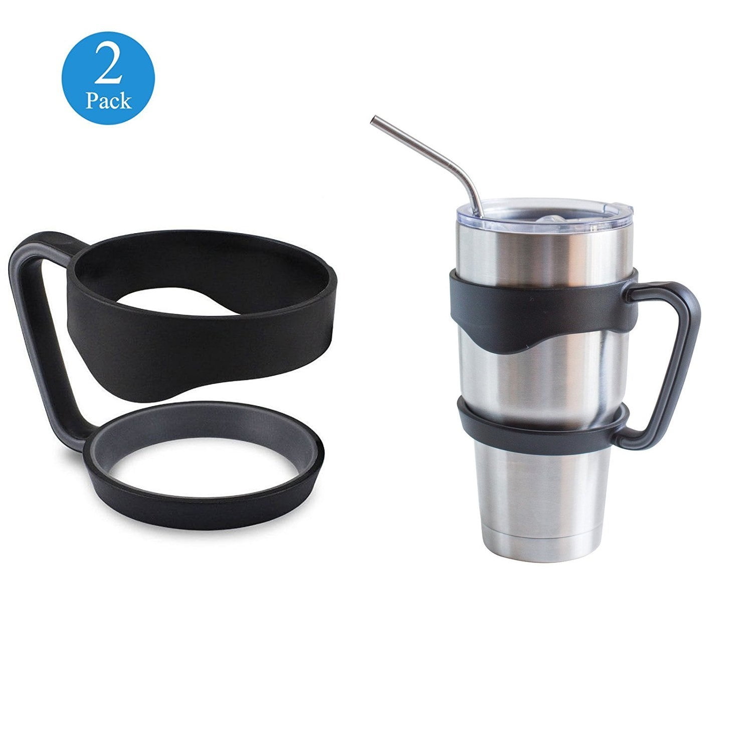 2 Pack 30Oz YETI Tumbler Rtic Ozark Sic Cup Holder Rambler Tumbler Handle