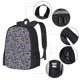 thumbnail image 2 of Fotbe Purple Butterflies Mochila para Hombre y Mujer - Tela Oxford 600D Resistente - Mochila Impermeable de Gran Capacidad para Escuela, Viajes y Senderismo, 2 of 6