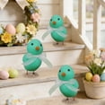 thumbnail image 6 of Easter Decor Plush Chicks with Bows for Spring Home Table, Yard, Party Desk Decorations, 6 of 6