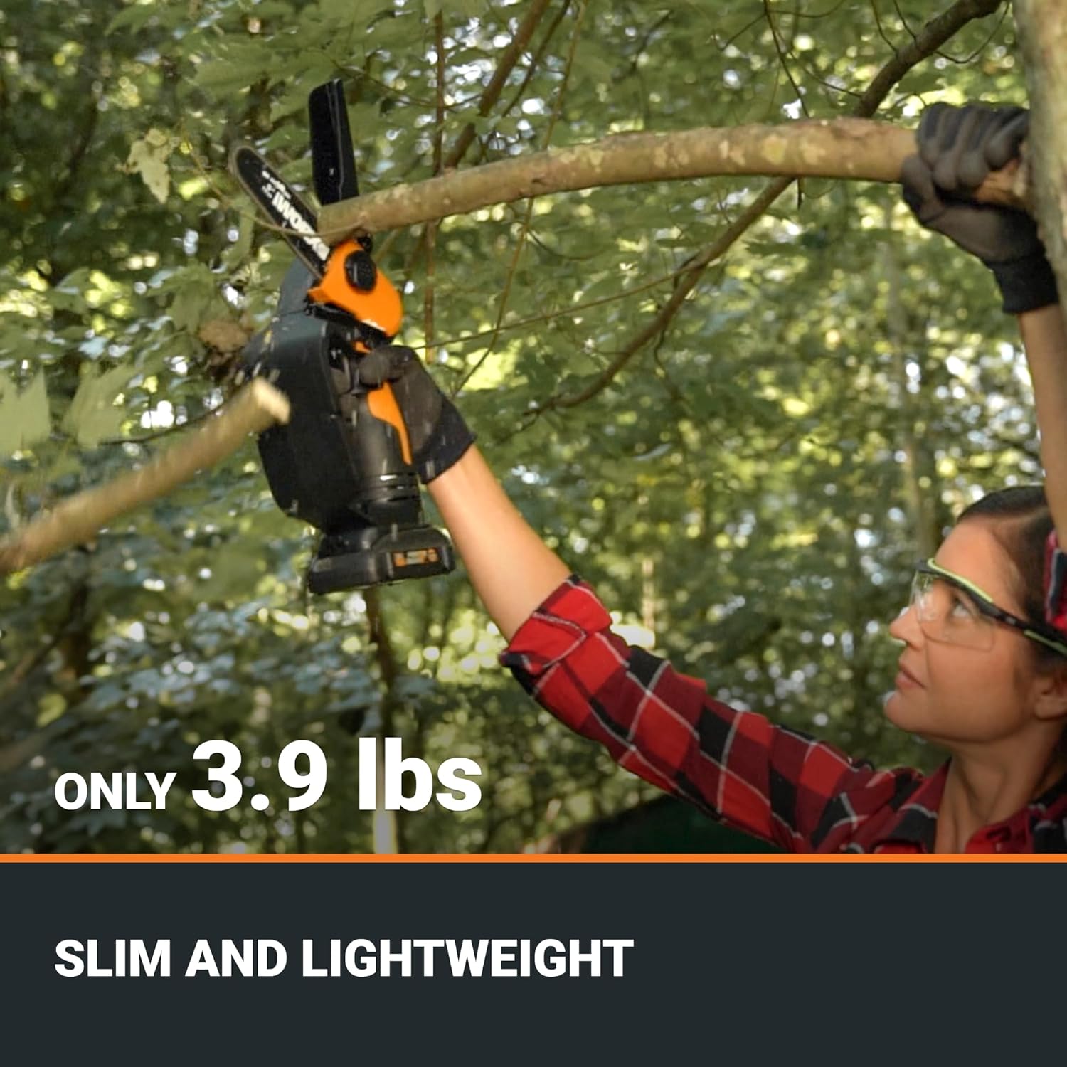 Worx WG324.9 20V Power Share 5" Cordless Pruning Saw (No Battery and Charger Included - Tool Only)