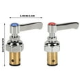 Stable Cold Water Faucet Valves Replacement with Handle Stem Assembly