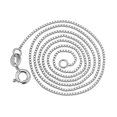 thumbnail image 1 of [En Stock] Collar De Plata De Ley Real 925 40/45/50/55/60 Cm Cadena De Diseño Diferente Regalo De Joyería De Moda Estampado Italia Gao Jiahui unisex, 1 of 2