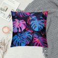 thumbnail image 2 of Acheng Palm Leaves with Lush Branches and Leaves Tropical Jungle Palm Leaves Plush Pillowcase White, 2 of 5