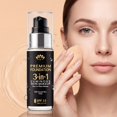 thumbnail image 2 of 3-in-1 Multi Effect Makeup Holding Liquid Foundations, Korea luminous foundation, With Smooth Skin Finish Brightens Sets Makeup For A Long Time Smoothes Daily Use 30ml, 2 of 7
