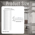 thumbnail image 6 of Over The Door Hanging Organizer, 13 Tier Large Pocket Storage Pouch, No Drill Door Hanging Storage for Shoes, Children'S Items, Supplementary Pieces, Wardrobe Space, Dorm, Bedroom, Laundry Room, 6 of 8