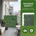 thumbnail image 4 of Bibana 12 Pieces 20"x 20" Artificial Boxwood Panels Topiary Hedge Plant, Privacy Hedge Screen Sun Protected Suitable for Outdoor, Indoor, Garden, Fence, Backyard and Decor (12PCS), 4 of 9