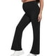 thumbnail image 1 of ShomPort Women's Maternity Flare Leggings Over The Belly Casual Pregnancy Yoga Pants Soft Maternity Workout Pants, 1 of 6