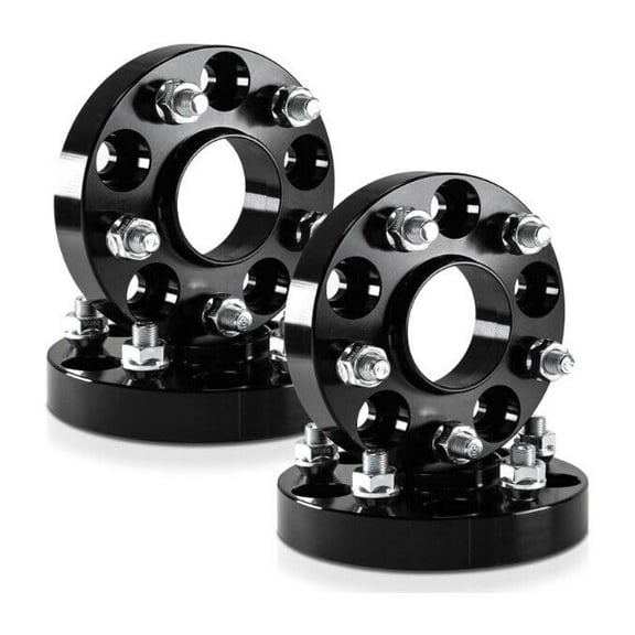 CWA 5x5 Wheel Spacers 1.25" Inch Hub Centric 5x127 Compatible with Jeep Wrangler JL Gladiator 14x1.5 Grade 12.9 Studs Set of 4