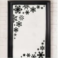 thumbnail image 6 of Winter Snowflakes Christmas Decals and Decor Vinyl Lettering Decal Stickers Self Adhesive - Medium Set- Qty 27 - Sizes Range from 2"-7" - Color: Black, 6 of 7