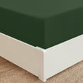 thumbnail image 7 of Mellanni Extra Deep Pocket Fitted Sheet up to 21", Microfiber, 1 Piece King, Emerald Green, 7 of 7