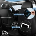 thumbnail image 3 of JIAMAOXIN Car Seat Covers Fit for Chevrolet/Chevy Trailblazer 2021-2025 Waterproof Leather Seat Covers Comfort Car Seat Protector with Lumbar Support Black,Front Set(2 Seats), 3 of 8