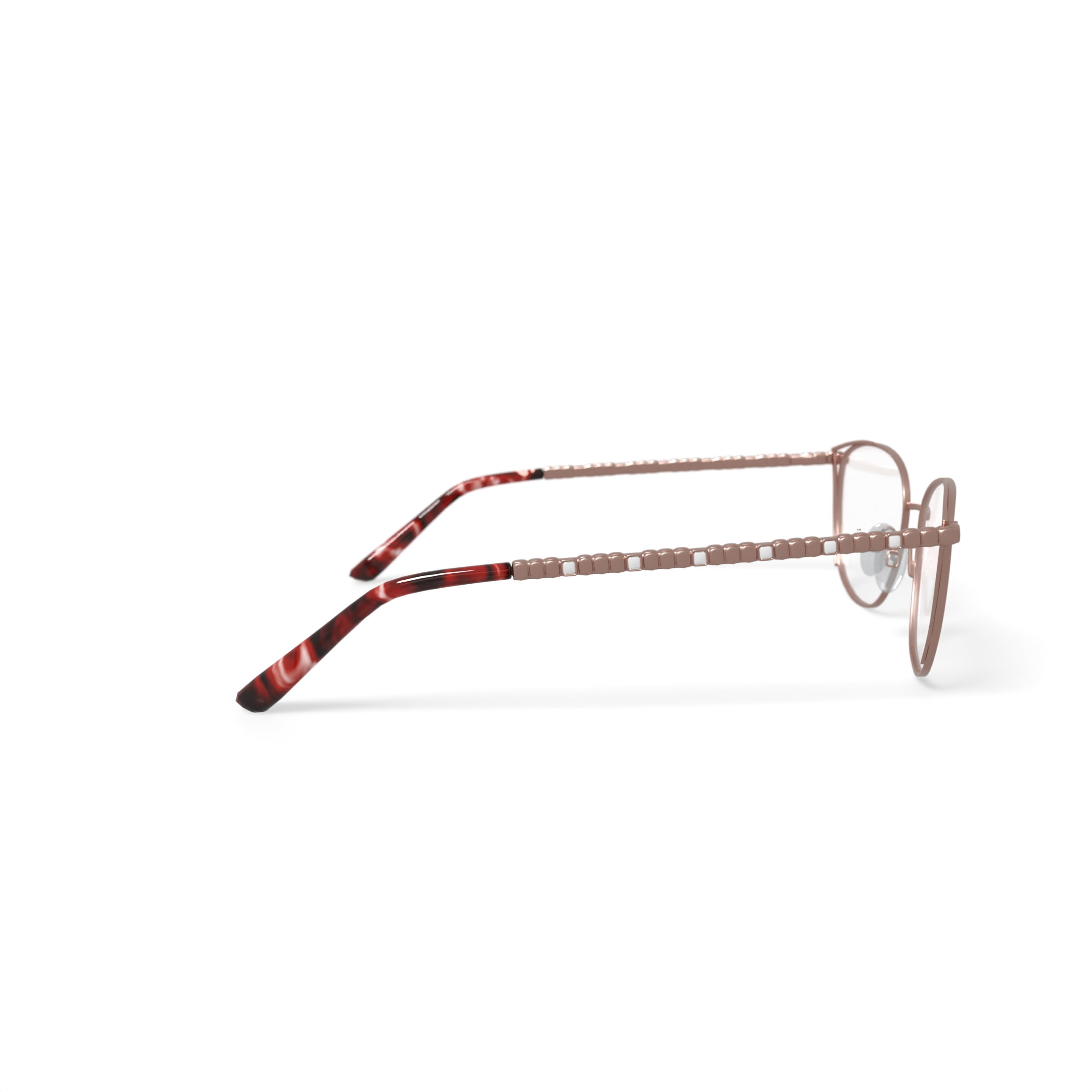 Bebe Women's BB4182 Prescription Eyeglasses with Case, Rose Gold