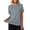Grey, variant on Tshirts Shirts for Women Graphic Athletic Workout Yoga Running Vacation Outfits Workout Clothes Summer Athletic Yoga Top Orange XXL